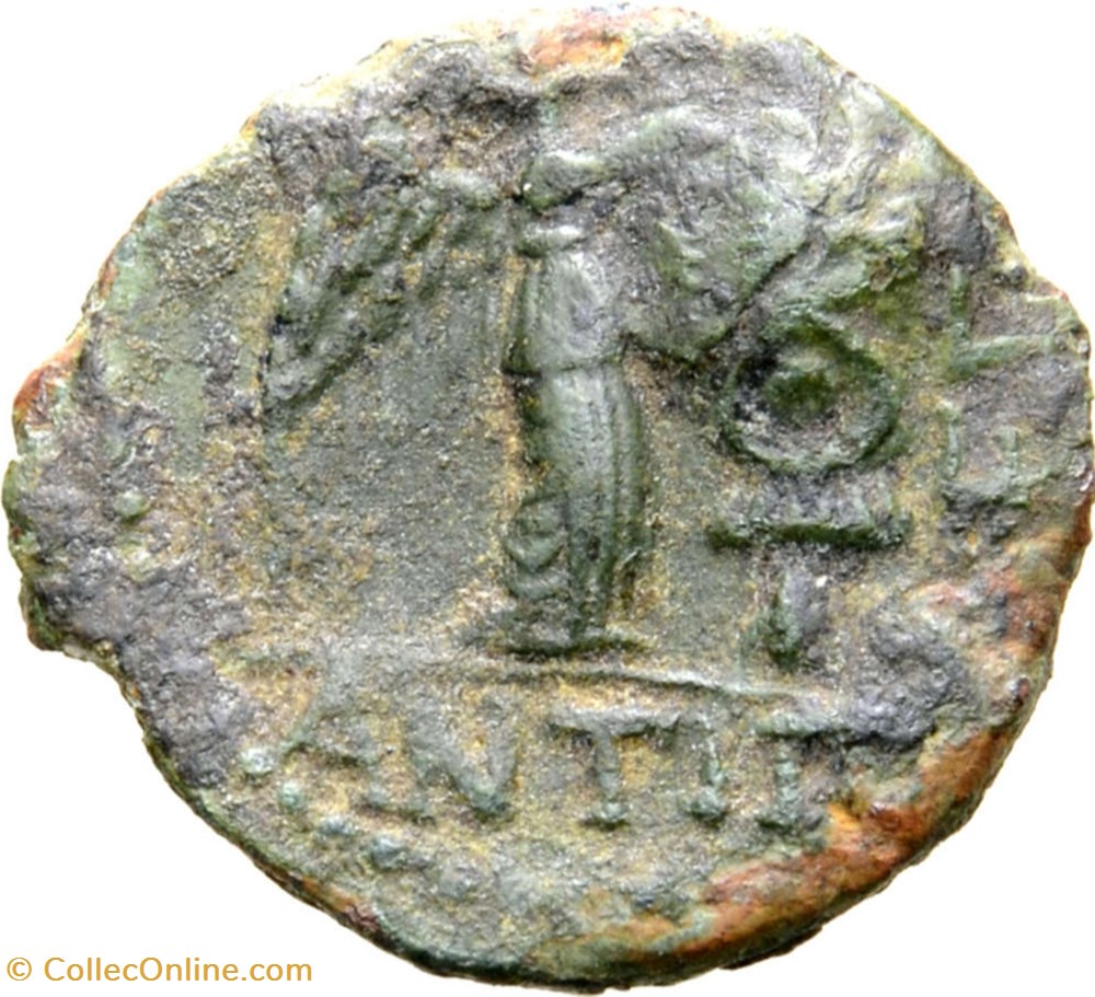 Lepidus Æ As, Gaul Antipolis mint, Venus / Victory 2 coins ancient romans imperial and republican lepidus as gaul antipolis mint venus victory