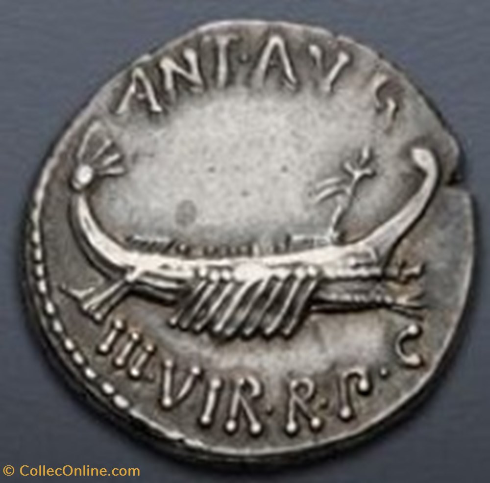 Marcus Antonius AR Denarius, Legio X 'Equestris' coins ancient romans imperial and republican marcus antonius ar denarius legio x equestris