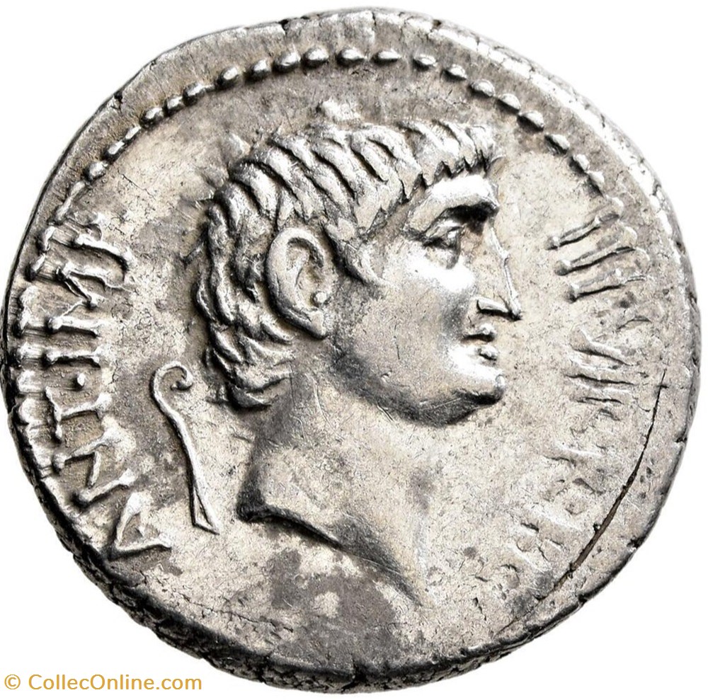 Marcus Antonius with Cn. Domitius Ahenobarbus AR Denarius coins ancient romans imperial and republican marcus antonius with cn domitius ahenobarbus ar denarius