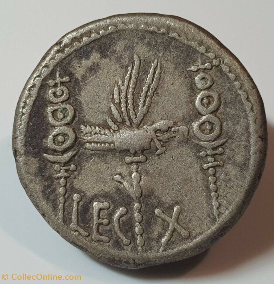 Marcus Antonius AR Denarius, Legio X coins ancient romans imperial and republican marcus antonius ar denarius legio x