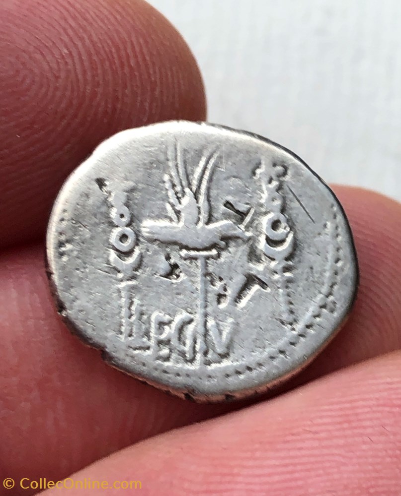 Marcus Antonius AR Denarius, Legio V 'Aluadae' coins ancient romans imperial and republican marcus antonius ar denarius legio v aluadae