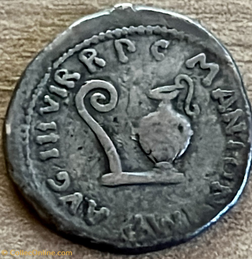 Marcus Antonius and Lucius Munatius Plancus AR Denarius, IMP • ITER coins ancient romans imperial republican marcus antonius and lucius munatius plancus ar denarius imp iter