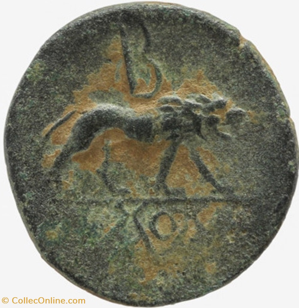 coins antique b c to roman republican imperial kings of galatia amyntas ae as