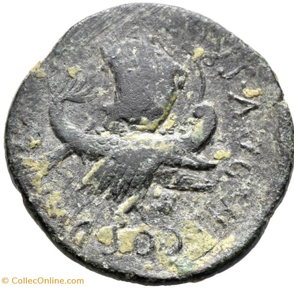 Marcus Antonius ACHAEA Æ As, Fleet coinage Heavy series coins ancient romans imperial and republican marcus antonius achaea as fleet coinage heavy series