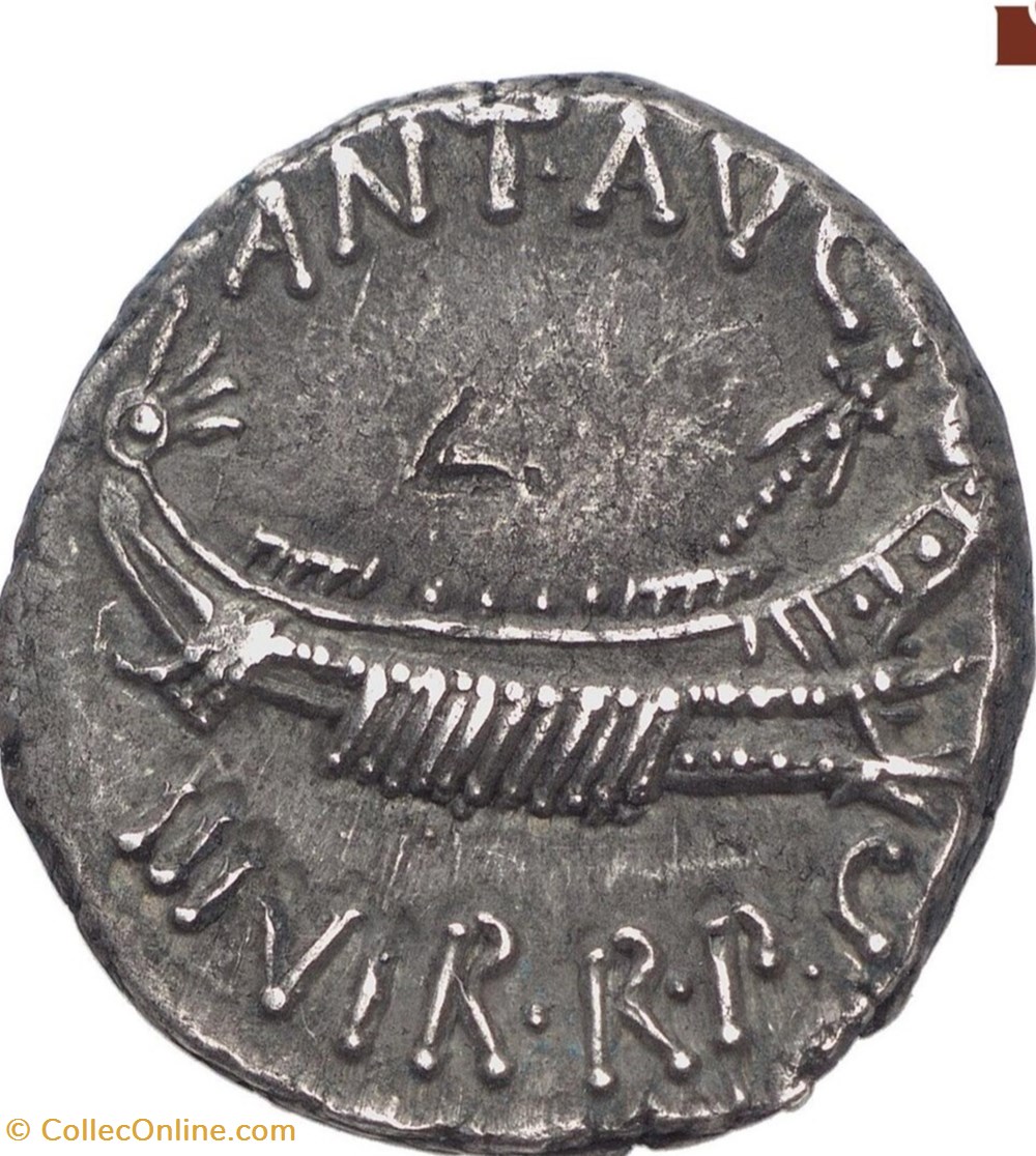 Marcus Antonius AR Denarius, Legio VIII Augusta 2 coins ancient romans imperial and republican marcus antonius ar denarius legio viii augusta