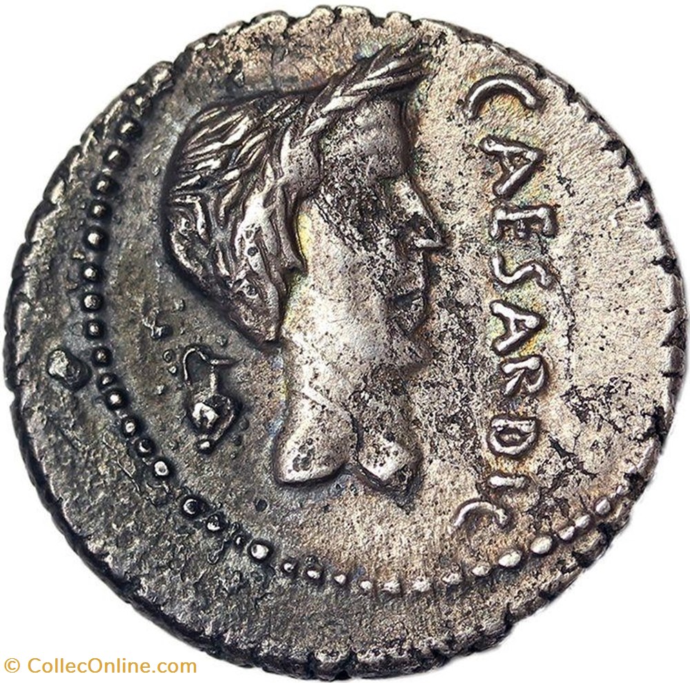 Marcus Antonius and Iulius Caesar AR Denarius, Cisalpine Gaul 3 coins ancient romans imperial republican marcus antonius and iulius caesar ar denarius cisalpine gaul