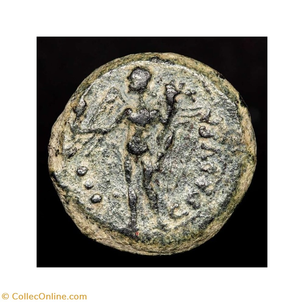 Julius Caesar (45-44 B.C.) Æ Semis, Hispania Romana, Cordoba coins ancient to romans imperial and republican julius caesar 45 44 b c semis hispania romana cordoba