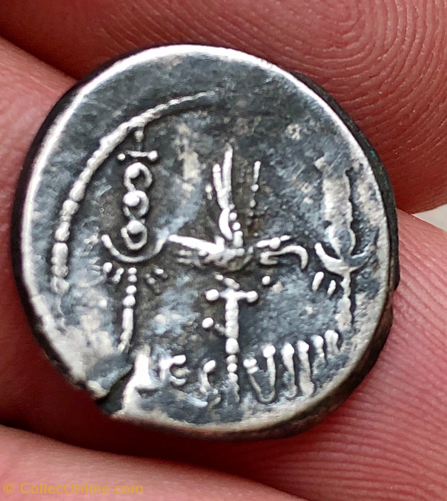 Marcus Antonius AR Denarius, Legio VIIII 'Hispana' coin ancient b roman republicain imperial marcus antonius ar denarius legio viiiihispan