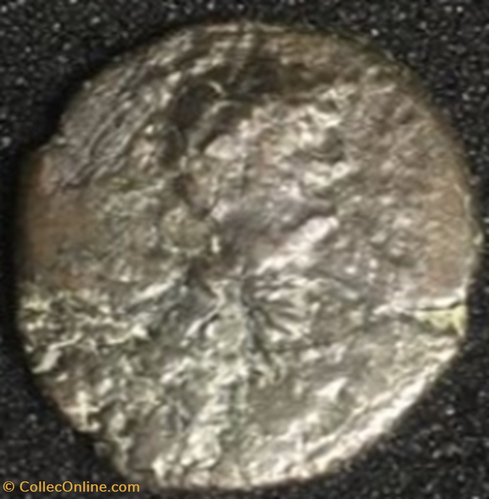 Marcus Antonius. Æ As, Macedon mint - French soil find (Rambouillet) coins ancient romans imperial and republican marcus antonius as macedon mint french soil find rambouillet