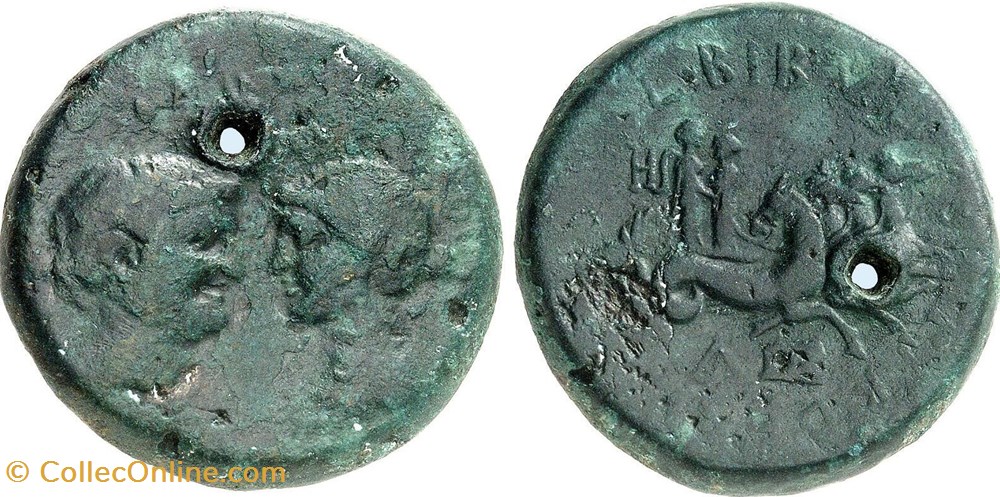 coins ancient romans imperial and republican marcus antonius achaea 33 sestertius fleet coinage