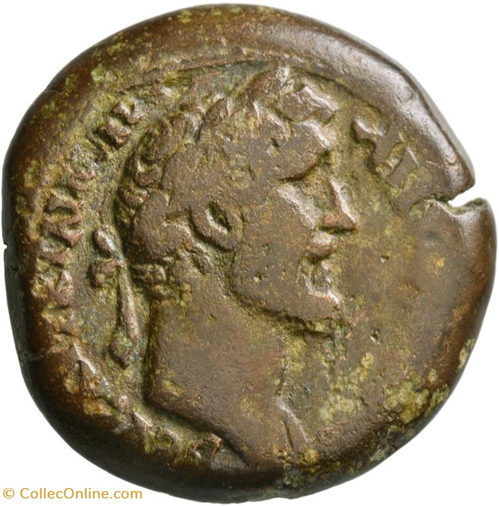 Æ Drachma - Antoninus Pius coins ancient romans imperial and republican drachma antoninus pius