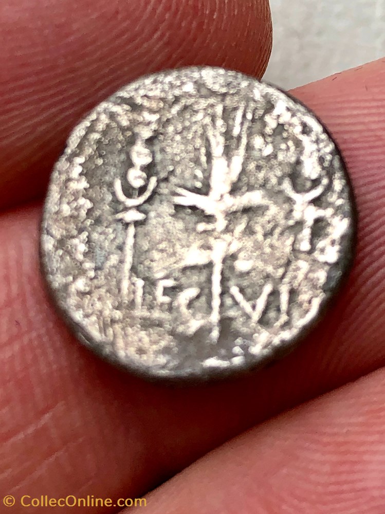 coins ancient romans imperial and republican marcus antonius ar denarius leg vi ferrata
