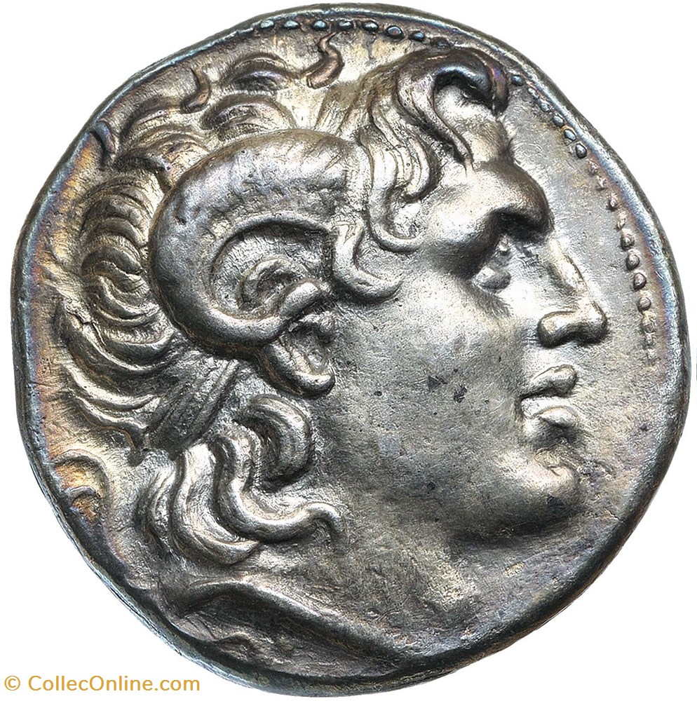 coins ancient b to greek lysimachos ar tetradrachm cf s 6814 cf thompson 230 parion