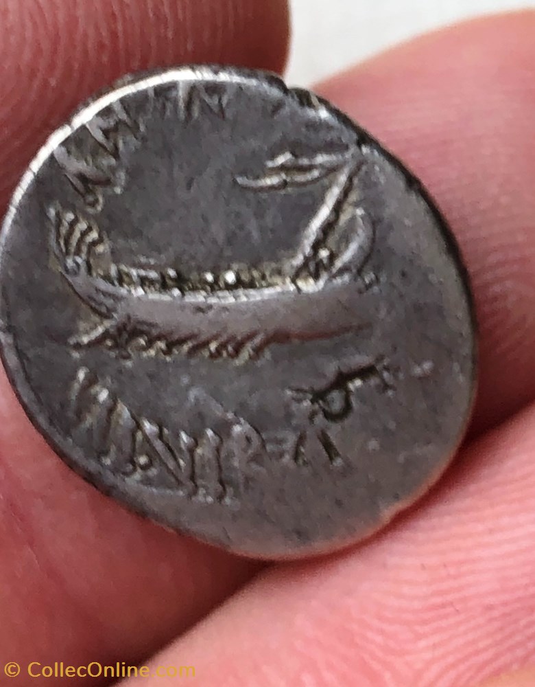 Marcus Antonius AR Denarius, Legio XIIII 'Gemina' 3 coins ancient romans imperial and republican marcus antonius ar denarius legio xiiii gemina