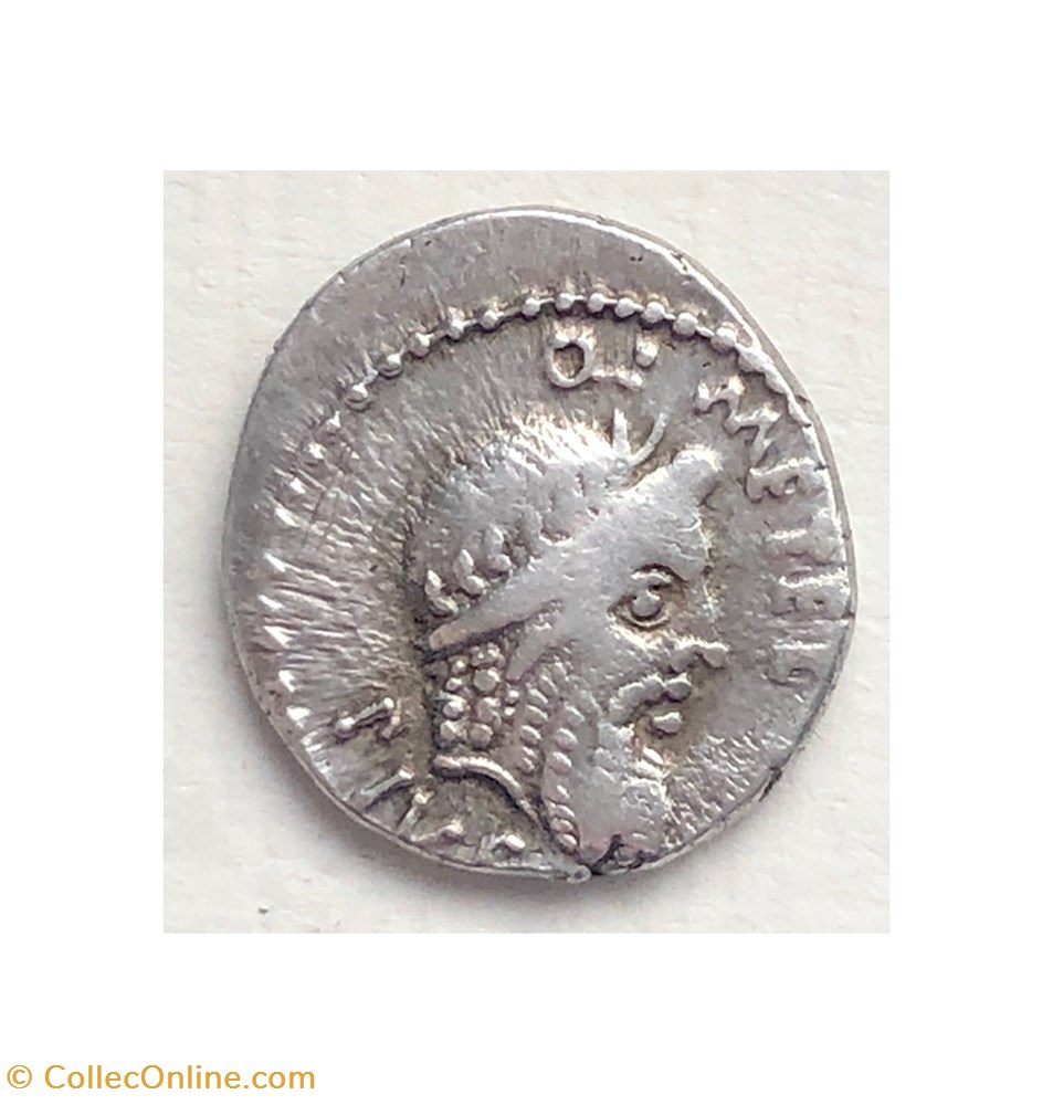 Quintus Caecilius Metellus Pius Scipio AR Denarius - Africa mint, War Elephant coins antique b to roman republicain imperial quintus caecilius metellus pius scipio ar denarius africa mint war elephant