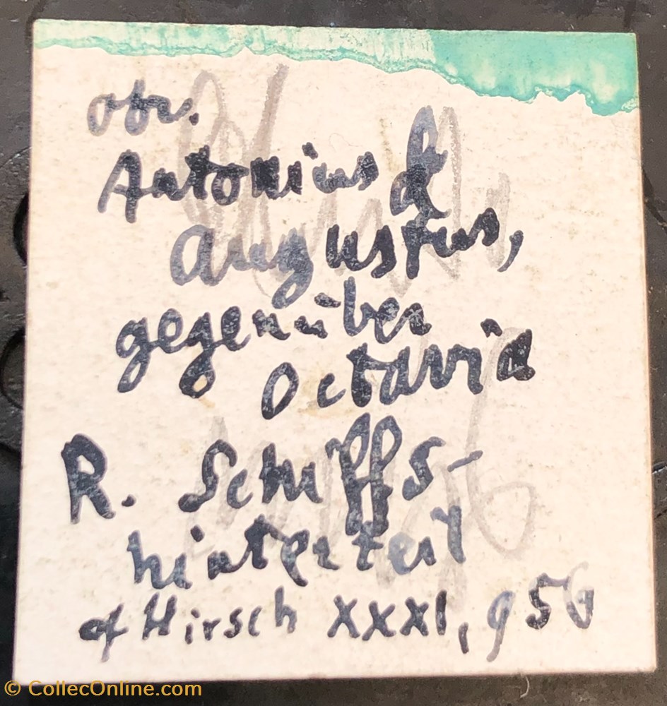 Marcus Antonius ACHAEA Æ Tressis (Γ), Fleet coinage 7 coins ancient romans imperial and republican marcus antonius achaea tressis fleet coinage