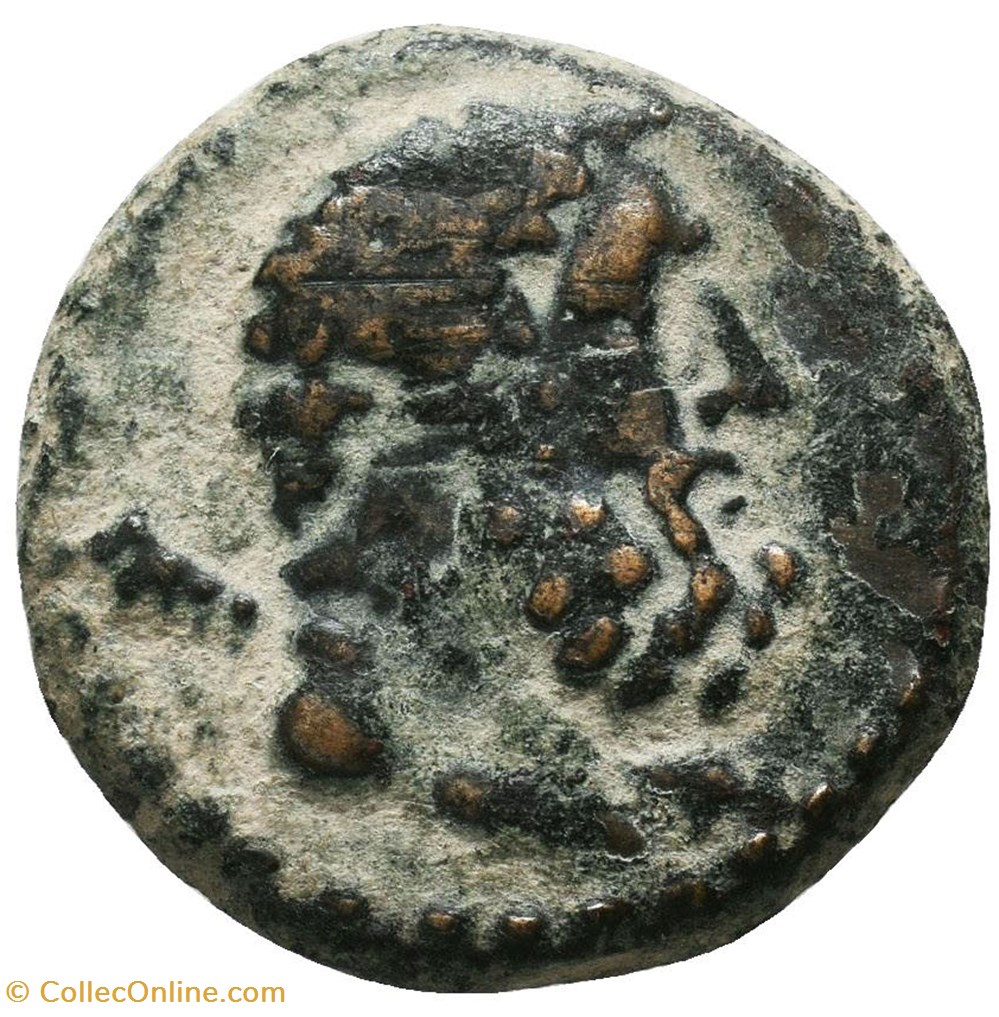 Kings of Galatia, Amyntas. AE As coins antique b c to roman republican imperial kings of galatia amyntas ae as