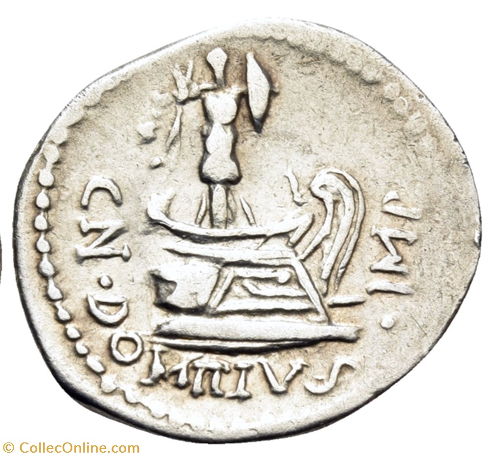 Cn. Domitius L.f. Ahenobarbus AR Denarius coins ancient to romans imperial and republican cn domitius l f ahenobarbus ar denarius
