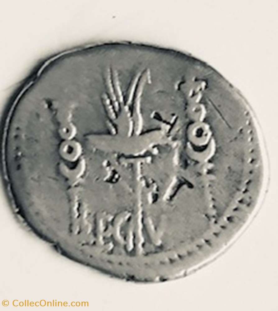 Marcus Antonius AR Denarius, Legio V 'Aluadae' 2 coins ancient romans imperial and republican marcus antonius ar denarius legio v aluadae