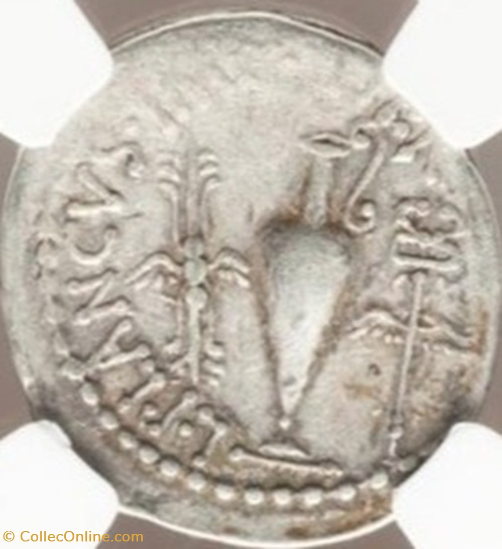 Marcus Antonius and Lucius Munatius Plancus AR Denarius, IMP • ITER coins ancient romans imperial republican marcus antonius and lucius munatius plancus ar denarius imp iter
