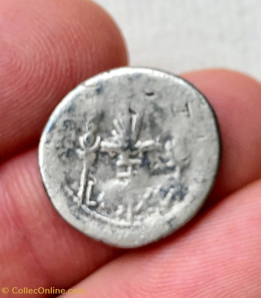 Marcus Antonius AR Denarius, Legio XV 'Apollinaris', Pannonia coins ancient romans imperial and republican marcus antonius ar denarius legio xv apollinaris pannonia