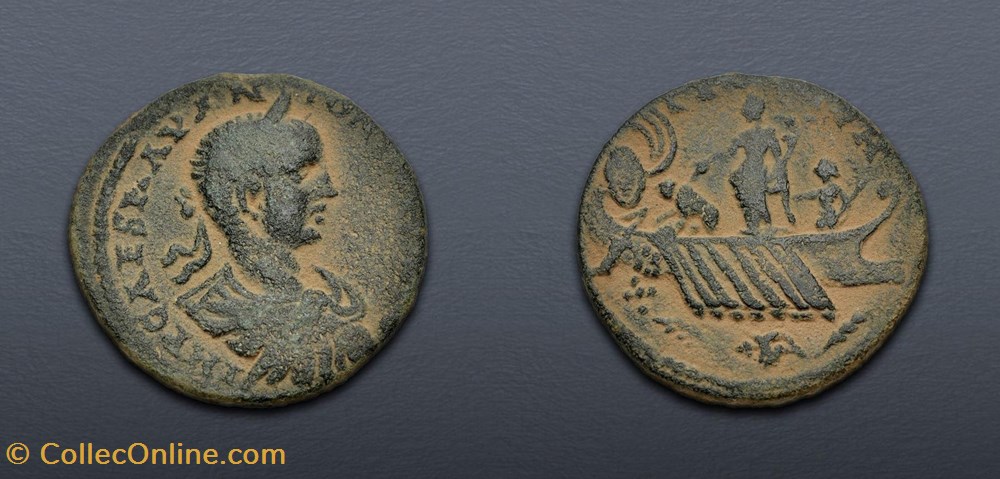 PHOENICIA, Tyre. Elagabalus. coins ancient to romans provincial phoenicia tyre elagabalus