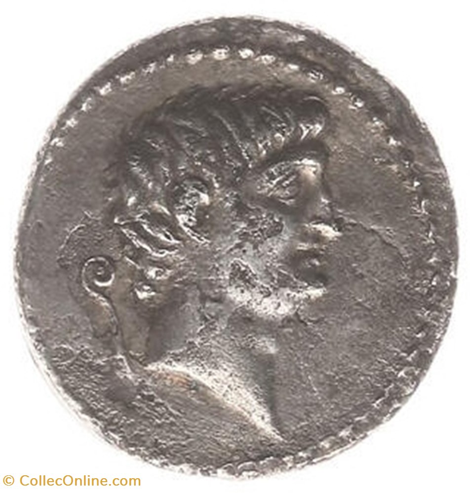 Marcus Antonius AR Denarius, M ANT IMP / III VIR R P C 2 coins ancient romans imperial and republican marcus antonius ar denarius m ant imp iii vir r p c