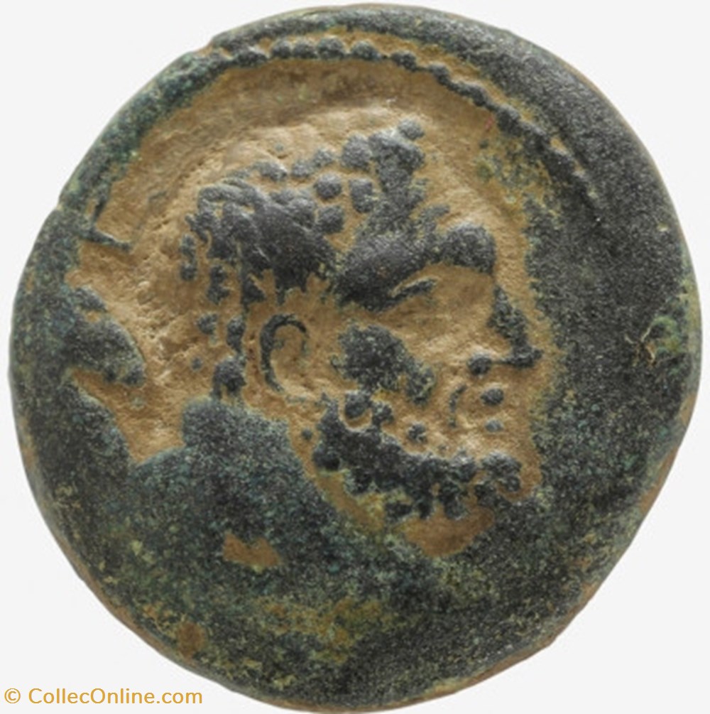 coins antique b c to roman republican imperial kings of galatia amyntas ae as