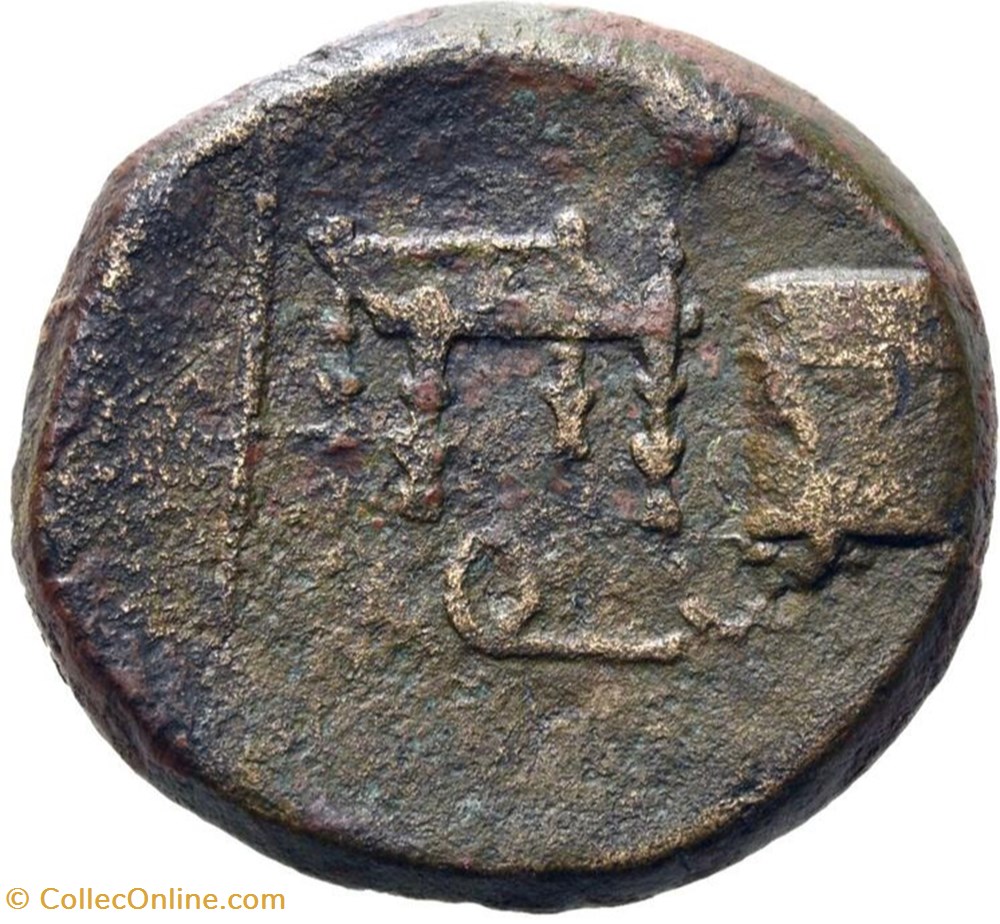 Gaius Sosius Æ As coins antique b c to roman republican imperial gaius sosius as
