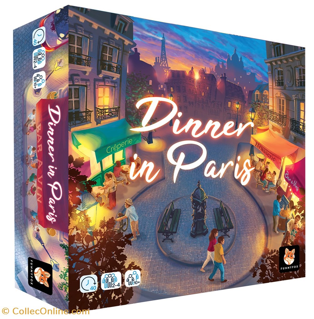 Dinner in Paris jeux de societe jouets plateau dinner in paris