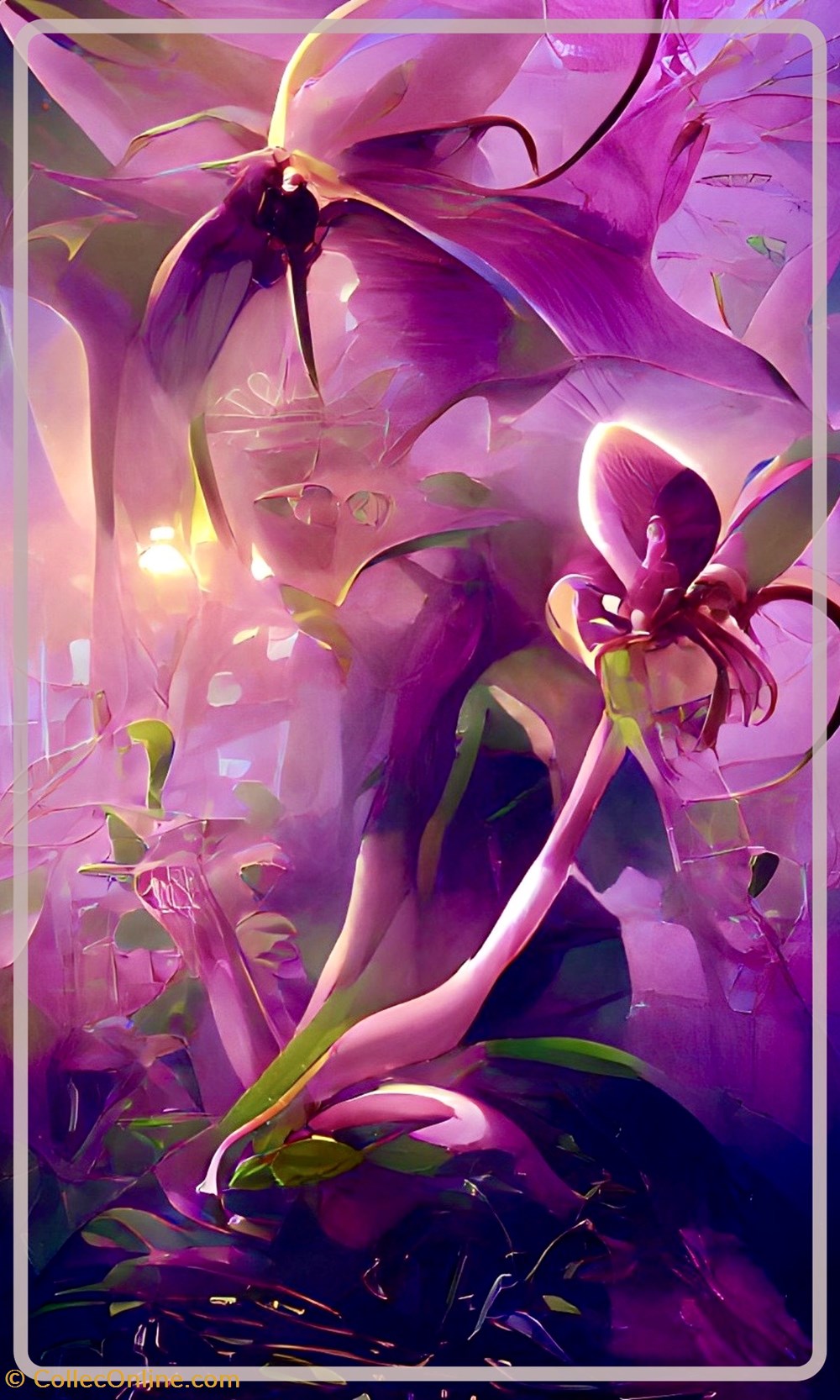 Orchidée II art antiquites peintures dessins orchidee ii