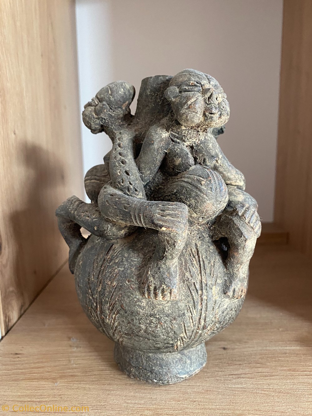 Bruleur huile de senteur camerounais art antiquites africain statuettes bruleur huile de senteur camerounais