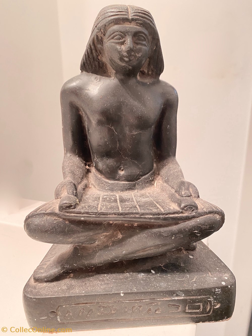 art antiquites archeologie afrique statue scribe egyptien
