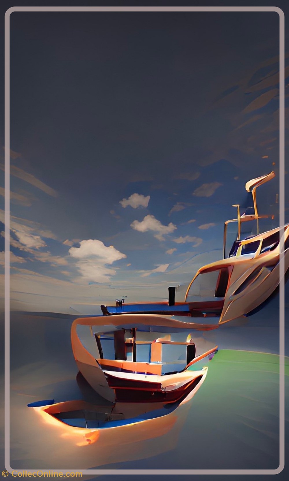 art antiquites peintures dessins boat