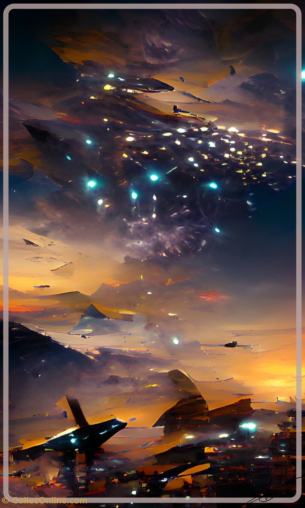Galactic Conflict art antiquites peintures dessins galactic conflict