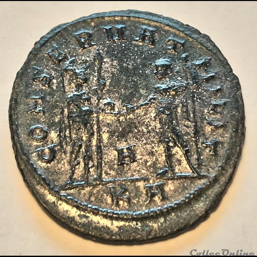 Tacitus (A.D.276). AE Antoninianus. FIDES MILITVM. Originally from The Langtoft Hoard UK. 3 coin ancient roman tacitus a d 276 ae antoninianus fides militvm originally from the langtoft hoard uk