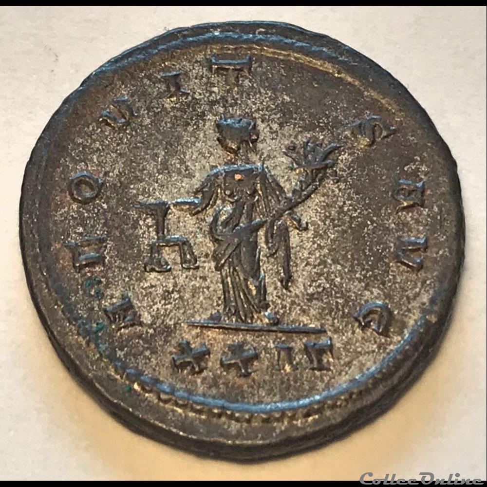 coin ancient roman tacitus a d 276 ae antoninianus originally from the langtoft hoard uk