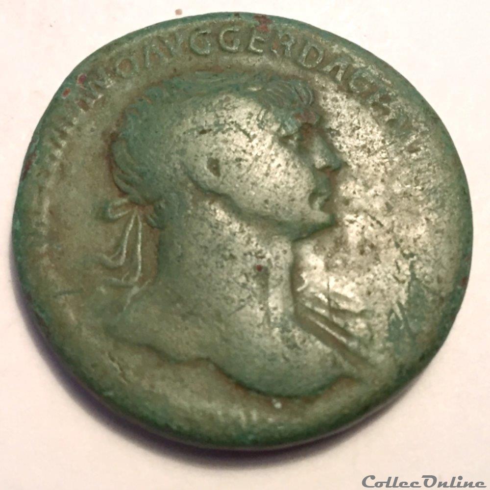 Trajan 2 coin ancient roman trajan