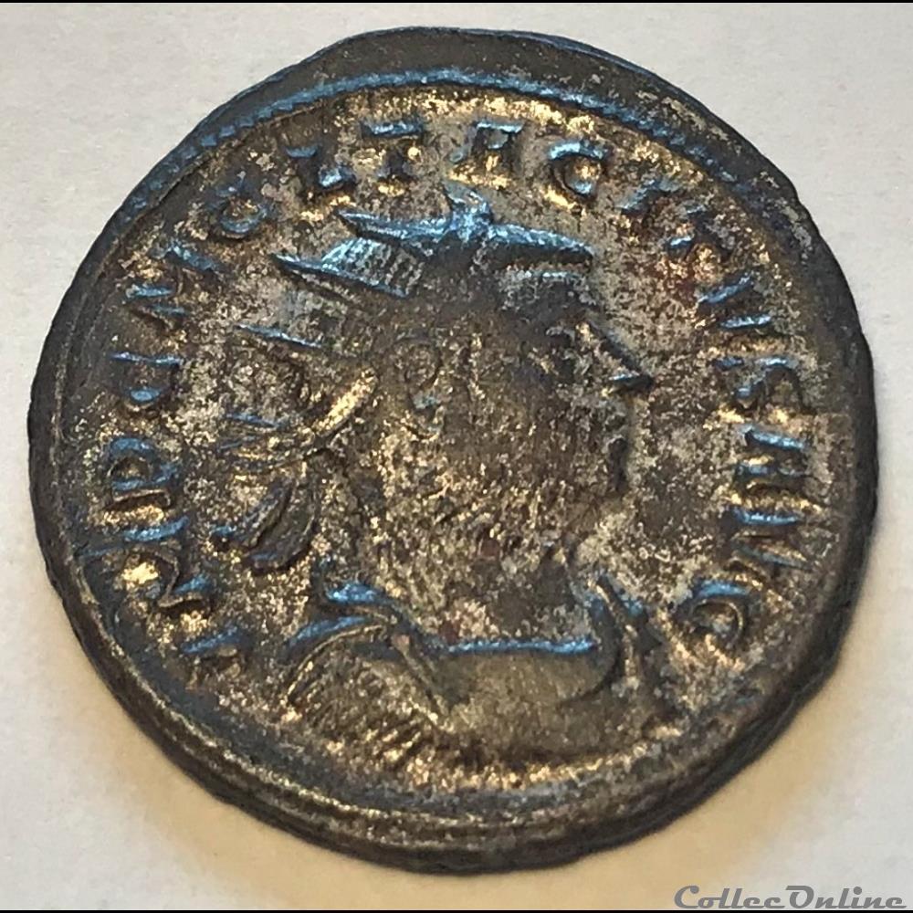 coin ancient roman tacitus a d 276 ae antoninianus originally from the langtoft hoard uk