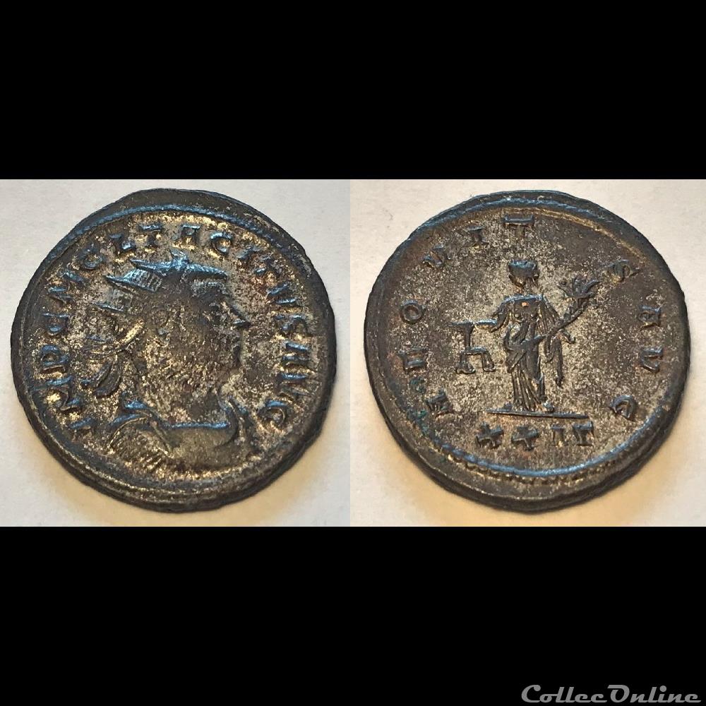 coin ancient roman tacitus a d 276 ae antoninianus originally from the langtoft hoard uk