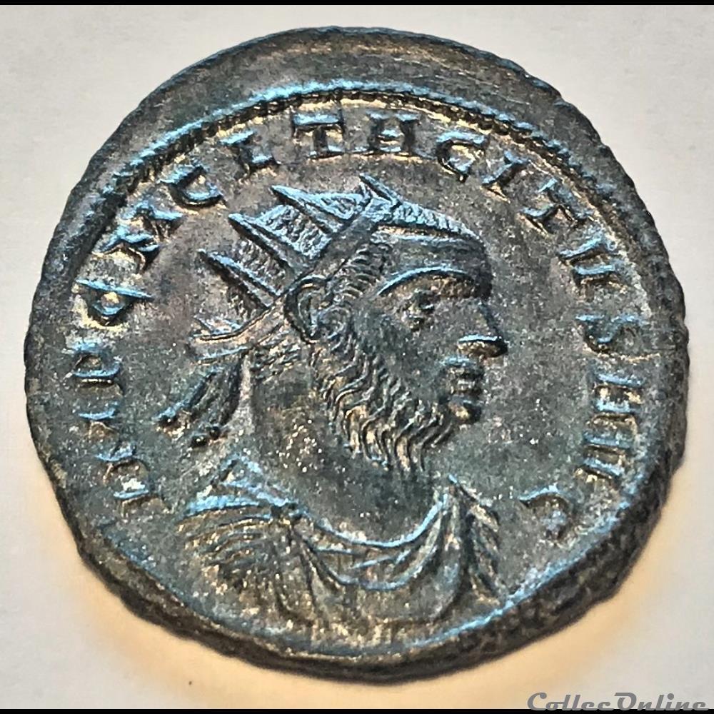 Tacitus (A.D.276). AE Antoninianus. FIDES MILITVM. Originally from The Langtoft Hoard UK. 2 coin ancient roman tacitus a d 276 ae antoninianus fides militvm originally from the langtoft hoard uk