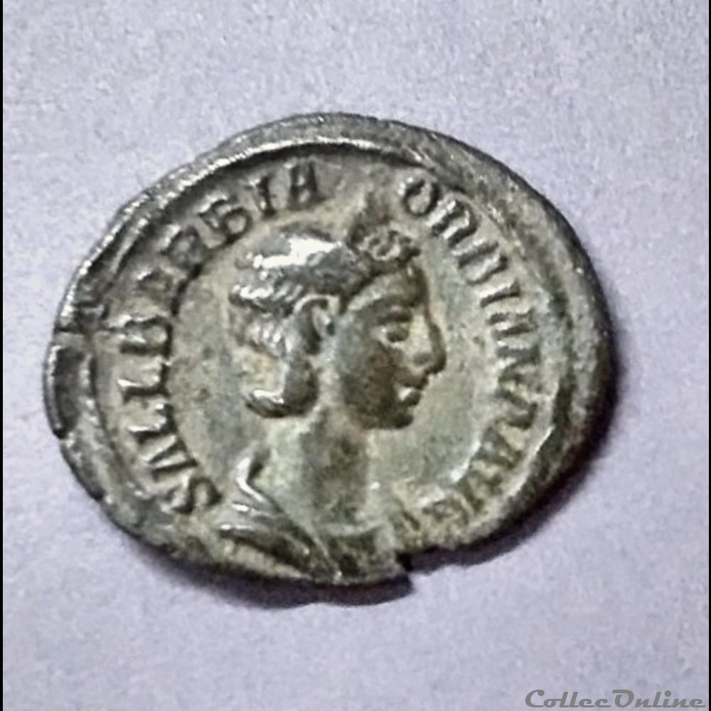 Orbiana. Wife of Severus Alexander. 225 - 226 AD. Silver Denarius. coin ancient roman orbiana wife of severus alexander 225 226 ad silver denarius