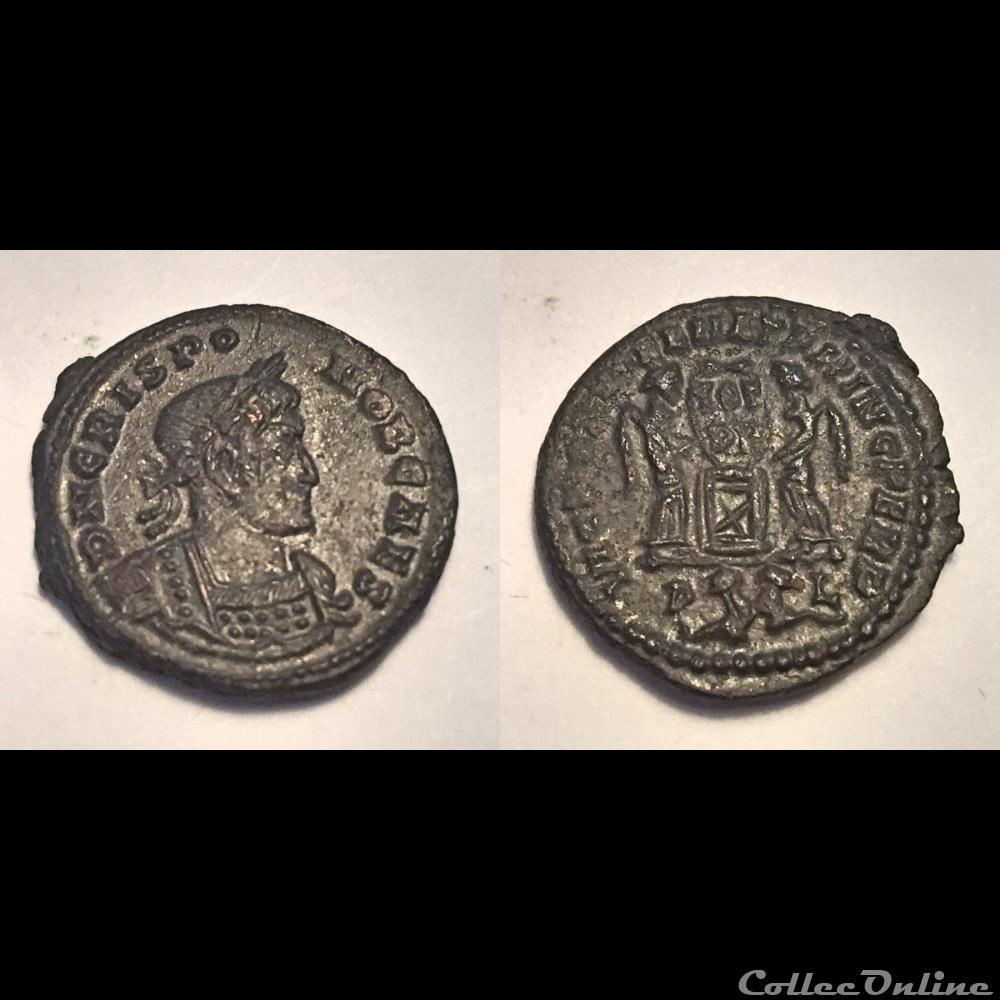 Crispus 3 coin ancient roman crispus