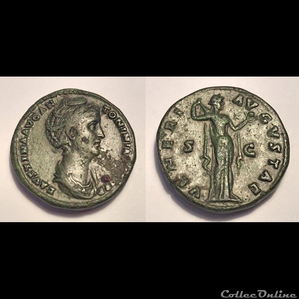 Faustina I 3 coin ancient roman faustina i
