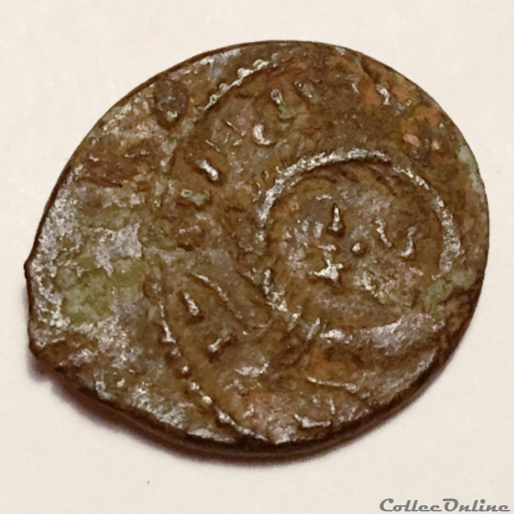 Barbarous with Votive Wreath coin ancient roman barbarous with votive wreath