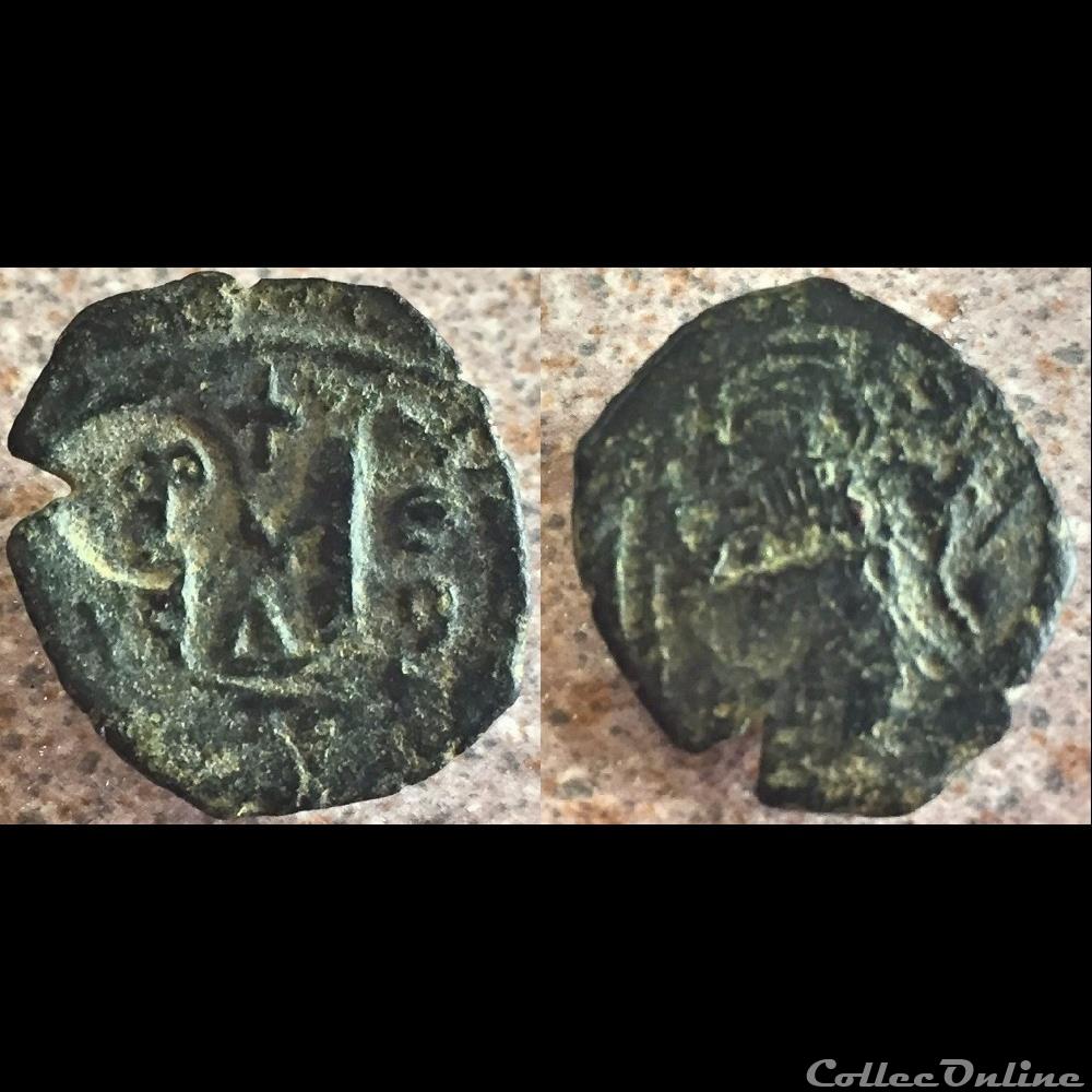 Unidentified Follis with countmark coin ancient byzantine unidentified follis with countmark