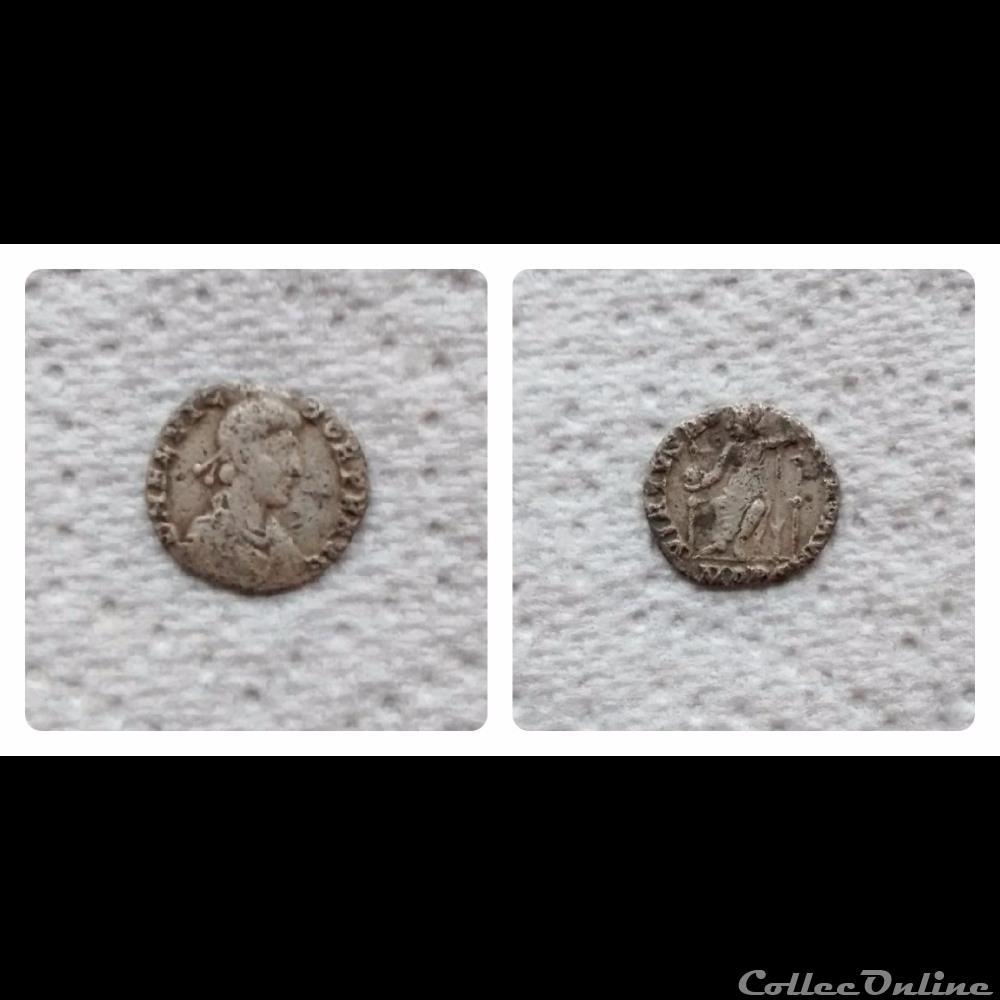Flavius Victor Siliqua Milan coin ancient roman flavius victor siliqua milan