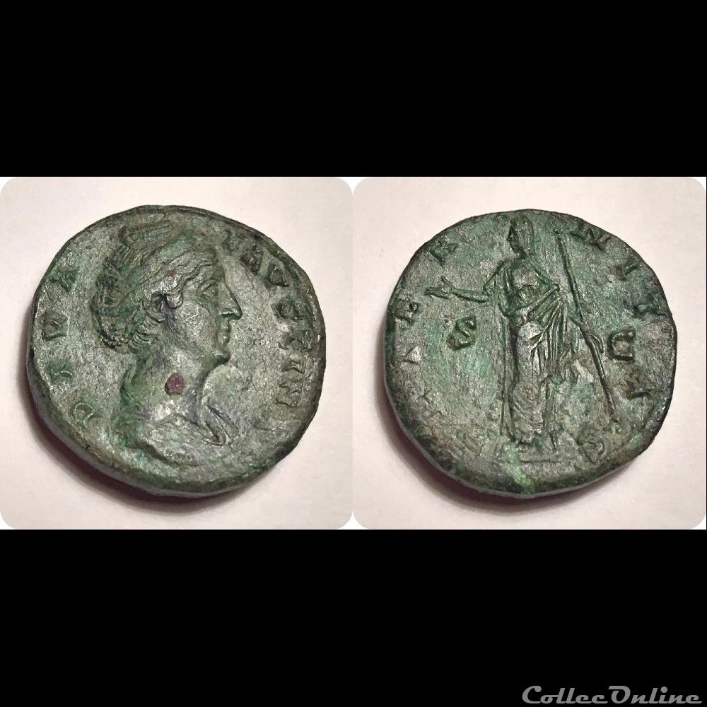 Faustina coin ancient roman faustina