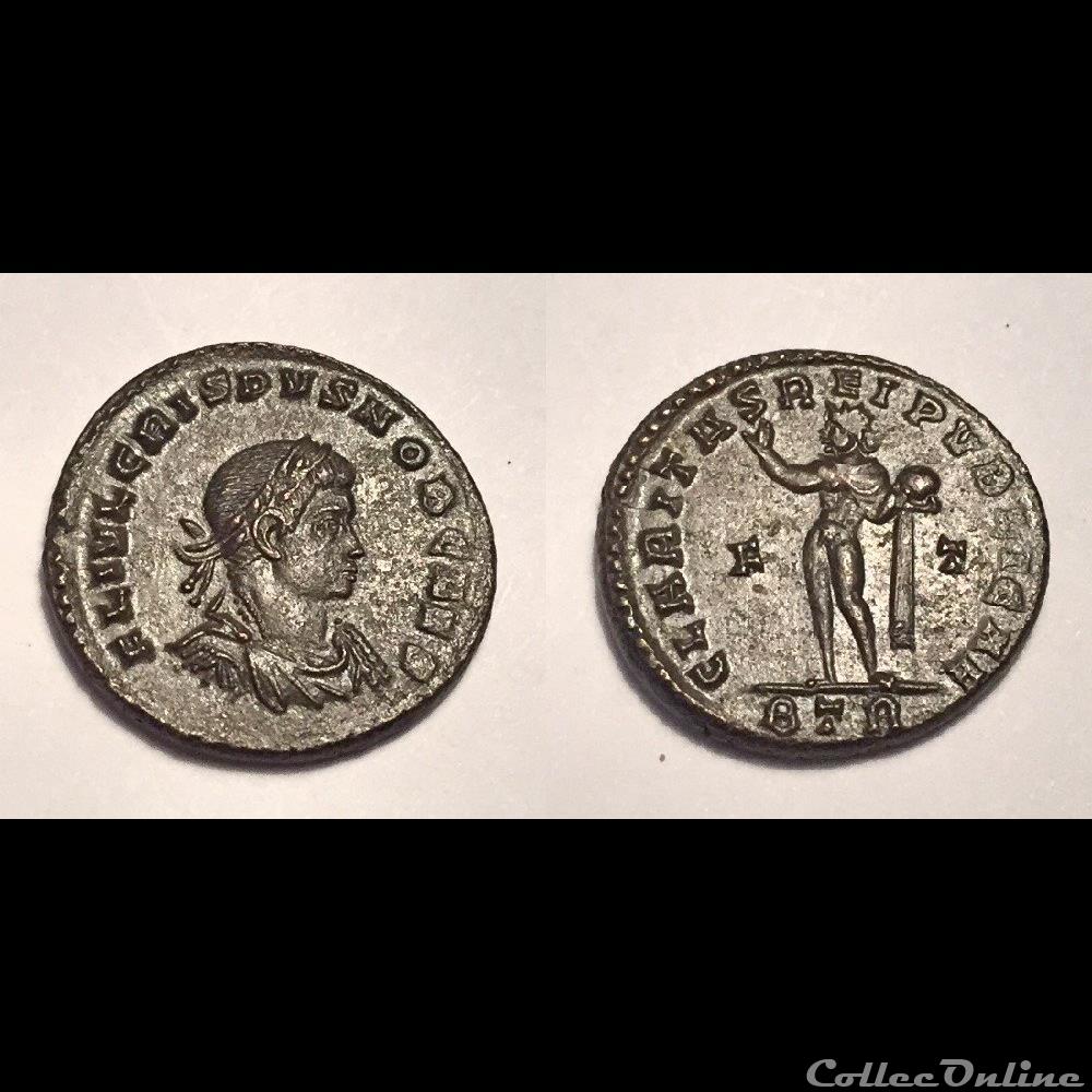 Crispus 3 coin ancient roman crispus