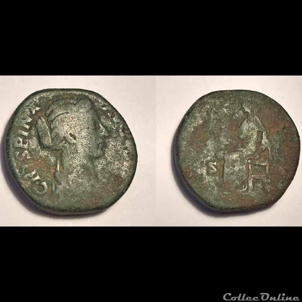 Crispina 2 coin ancient roman crispina
